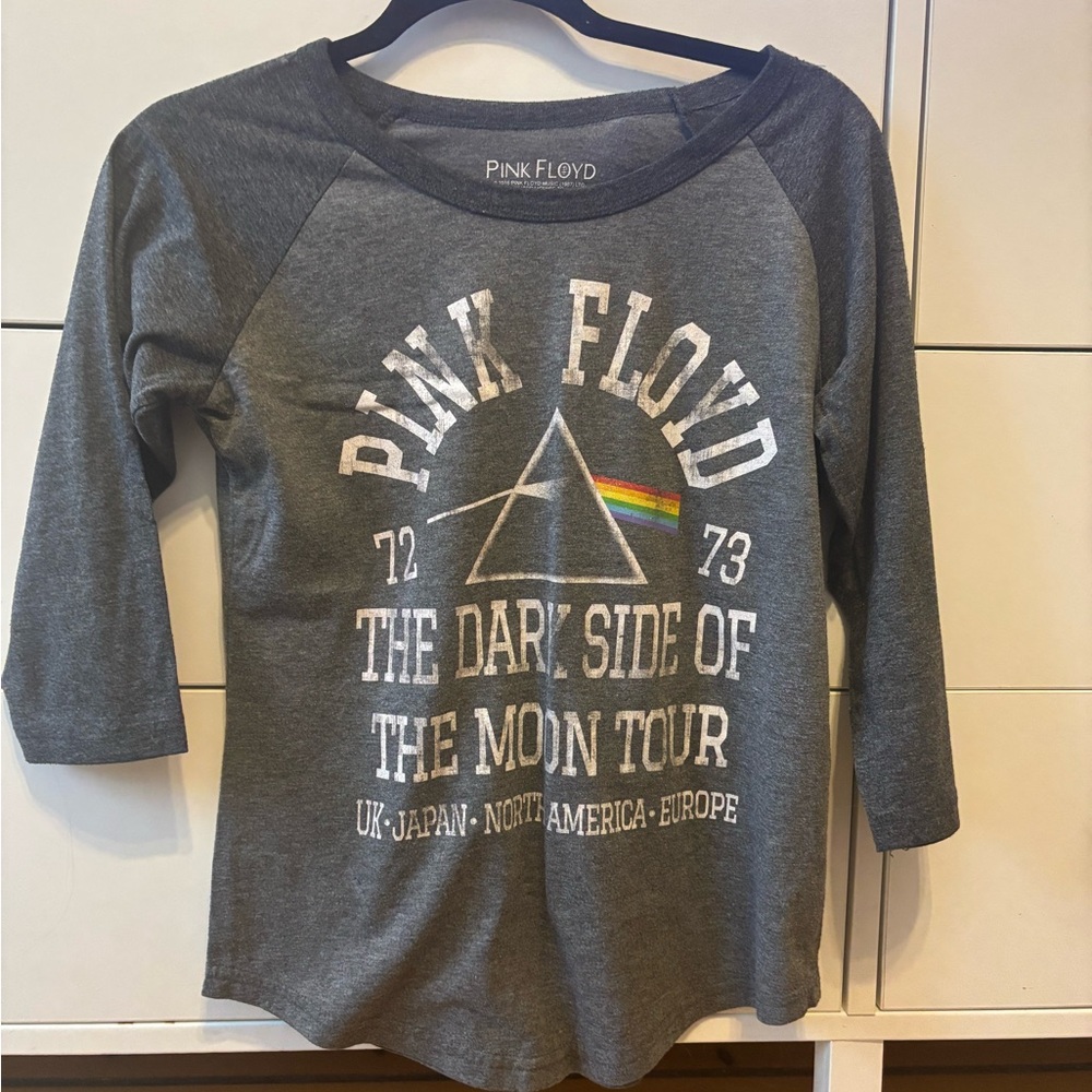Pink Floyd Gray Kids Raglan Shirt